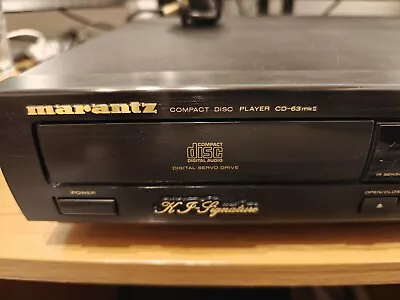 Marantz CD-63 MKII KI Signature CD Player   - Very Good Condition - Boxed  • £225