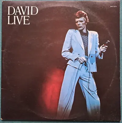 DAVID BOWIE - Live - RCA APL2-0771 2 X LP Album 12  Vinyl Orange Labels EX • £26.99