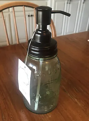 Classic Farmhouse Mason Jar Soap Dispenser - Black • $7.50