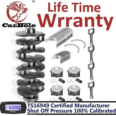 Crankshaft / Piston & Rings /Con Rod / Bearings Kit Fit 15-22 2.0 TSI Audi A4 A6 • $438.64