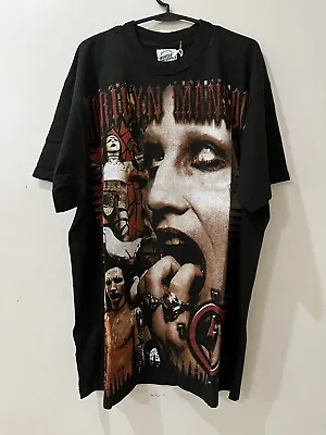 Marilyn Manson Sweet Dreams Single Stitch Metal Shirt - Size XL - Fits Large • $55.99