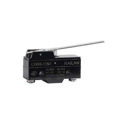 Limit Switch Z-15GW-B 15A Long Lever 64mm Screw Microswitch SPDT • $8.89