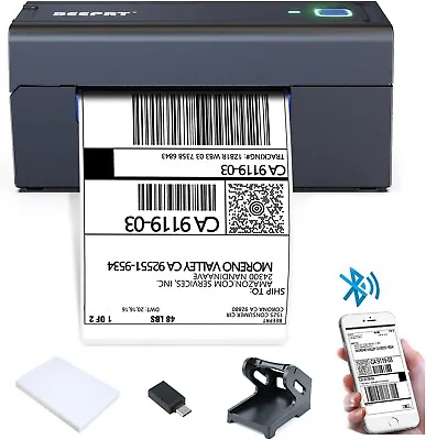 Beeprt Thermal Bluetooth Shipping Label Printer 4x6 For Shipping Packages • $63.99