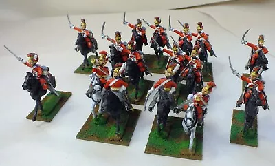 16x Well Painted 28mm British Napoleonic Heavy Dragoons (Elite Miniatures) • £26