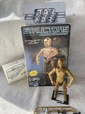 VINTAGE 1984 MPC Model STAR WARS: STRUCTORS C-3PO Kit #1-1901 • $3