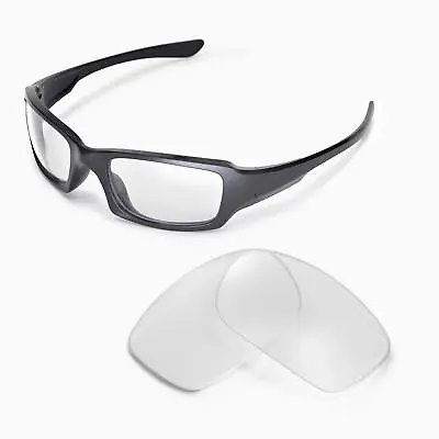 New Walleva Clear Replacement Lenses For Oakley Fives Squared Sunglasses • $4.99