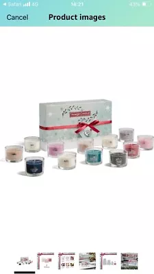 Yankee Candle Glass Filled Votive Set   • £15