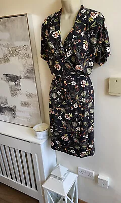 Beautiful Warehouse Size 12 Floral Midi Dress • £9.95