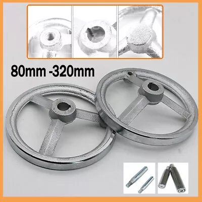£2.34 • Buy Handwheel 80mm~320mm Machine Milling Lathe Resettable Cast Iron Tailstock Chrome