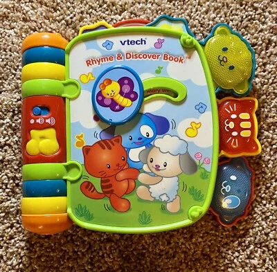 $4.99 • Buy VTech Rhyme And Discover Book - Electronic Book, Fun & Education - Animals Sound