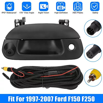 Rear View Backup Parking Camera Wiring Tailgate Handle For Ford F150 F250 97-07 • $37.98