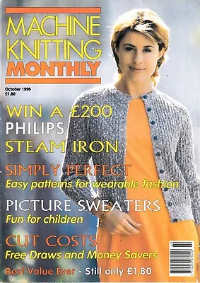 Machine Knitting Monthly Pattern Magazine October 1996 Grandad Doll Toy Vintage • £6.49