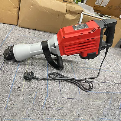 3600W Electric Demolition Jack Hammer 2000BPM Concrete Breaker 2 Chisels In Case • £145.99