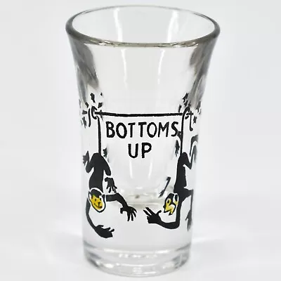 Bottoms Up Hanging Monkeys Vintage 3  Shot Glass • $7.99