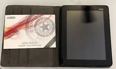 Vizio VTAB1008 Tablet 8” Screen Size With Folio Case & Box For Parts Only. Used • $15