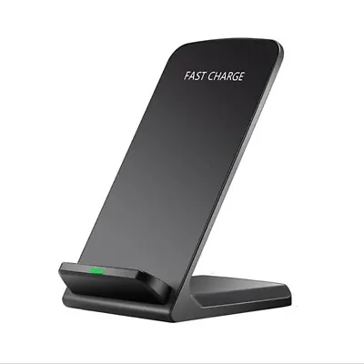 Qi Wireless Fast Charger Charging Pad Stand Dock Samsung Galaxy S9+ IPhone XS 8 • $8.88