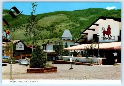 $6.98 • Buy VAIL, Colorado CO  ~ Red Lion Inn BRIDGE STREET Scene 1972 ~ 4 X6  Postcard