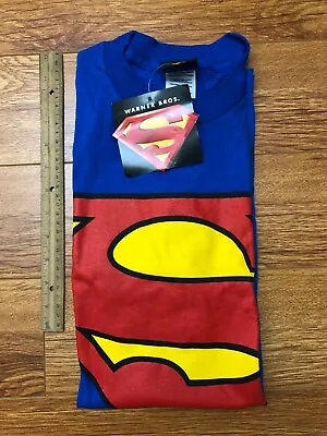 Vintage Superman T Shirt Single Stitch 1997 2000 Warner Bros Men’s Large BNWT • $19.99