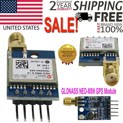 GLONASS NEO-M8N GPS Module UBLOX GPS Navigation Board For Flight Control NEW • $26.09