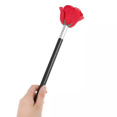 Stick Rose Flower Magic Tricks Flowers Close Up Street Stage Magic Props GF • £4.55