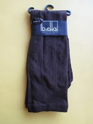 Women's B.ella Knee High Size 9-11 Tisha Socks Color: Espresso Cotton/Nylon/Spa • $5.99