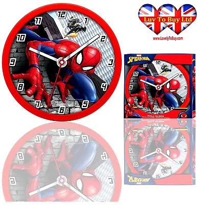 Spiderman Wall ClockKids ClockChildren's Wall Clock24cmOfficially Licensed • £14.99