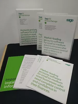 Sage 50 Business Package Includes Accounts Payroll HR Forecasting.  New In Box • £999.99
