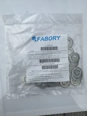 Fabory U554205.043.0001 Flat Washer 7/16  Pack Of 25 Washers  (1)25DK42 • $3.49
