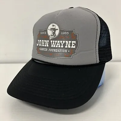 VTG Otto John Wayne Cancer Foundation Snapback Trucker Rope Hat Cap Mesh Back • $17.50