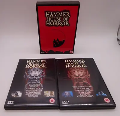 DVD Hammer House Of Horror Boxset Vol 1& 2 R15 PAL2 VGC #7 • £9