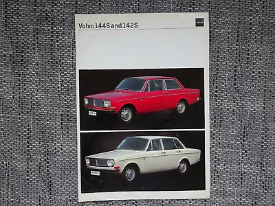 1967 Volvo 142 S 144 S USA Brochure Sheet 140 English • $3.72