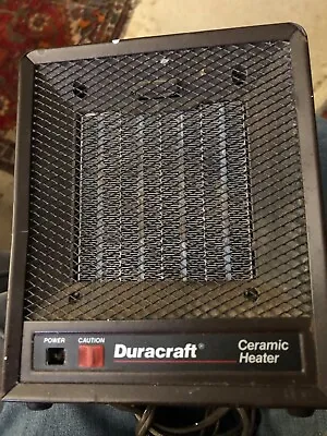 Duracraft Ceramic Heater CZ-306 Vintage Portable 1500W Tested • $12