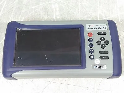 Defective VeEX VePAL CX380-D3 Cable Tester No Port Cover AS-IS For Parts • $191.25