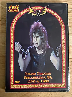 Ozzy Osbourne - Live In Philadelphia 1989 DVD Zakk Wylde • $13