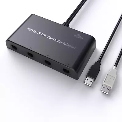 Mayflash GameCube Controller Adapter For Wii U PC USB And Switch 4 Port • $26.79
