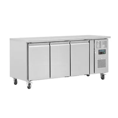 £1080 • Buy Polar U-Series Triple Door Counter Fridge 417Ltr - G597 (Ex Shop Display)