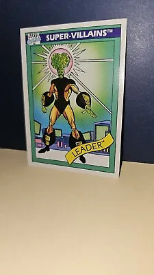 Impel Marvel 1990 Comics Super-Villains LEADER #70 Trading Card. • $0.99