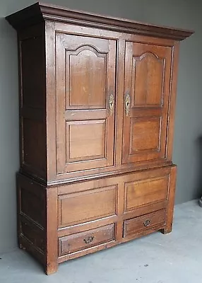 $4250 • Buy Rare Antique 18th Century Georgian Wardrobe Original Provincial Armoire Tallboy