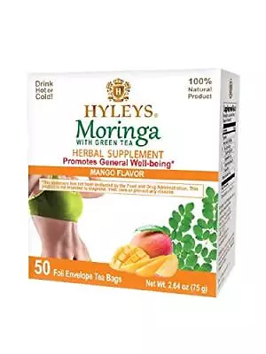Tea Moringa Oleifera With Mango Flavor - 50 Tea Bags (Miracle Tree Tea) • $15.58