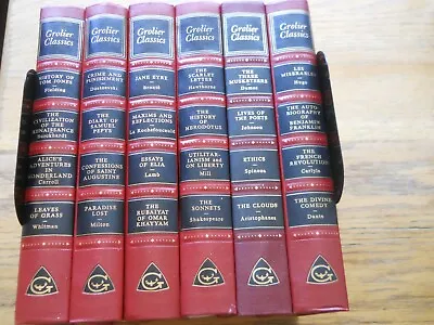 Lot 6 Books Grolier Classics Appreciation Society Jane Eyre Scarlet Letter... • $24.95