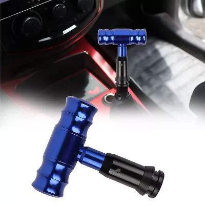 Blue Aircraft Joystick Automatic Car Gear Shift Knob Manual Shifter Lever Head • $15