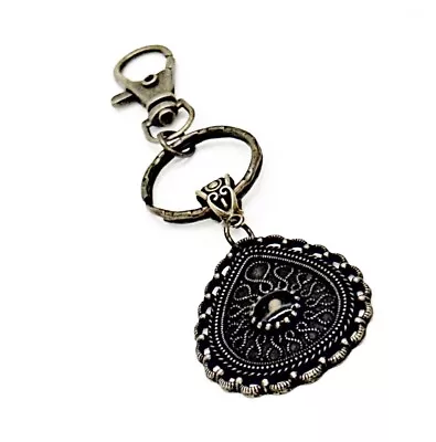 Antique Bronze Ornate Mustard Seed Keychain Faith Gift Matthew 17 20 Mustard • $12.95