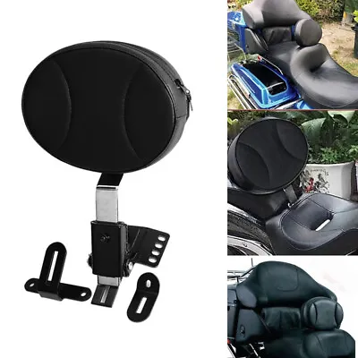 $69.99 • Buy Plug In Driver Rider Seat Backrest Back Rest For Harley 97-16 Road/Street Glide