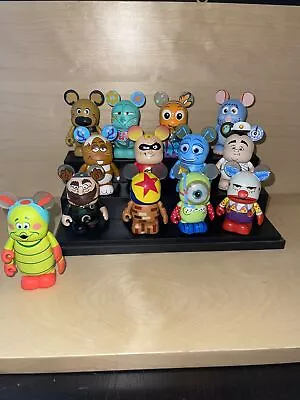 Disney Vinylmation 3  Pixar Series 1 Set W/ball Chaser And Bonus Topper Figure • $59