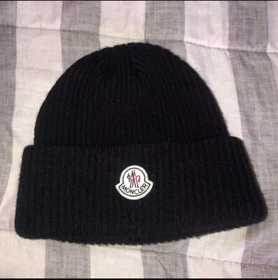 Moncler Beanie Black In New Condition • $45