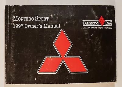 1997 Mitsubishi Montero Sport Owners Manual • $14.46