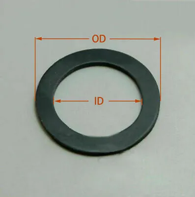 Select Size ID 65mm - 90mm Rubber O-Ring Gaskets Washer 2mm Thick • £8.16