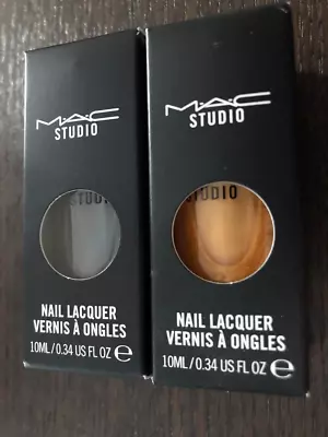 Mac Nail Lacquer ~ Matte Overlacquer + Liquid Pigment Gold Pearl  ~ New In Box • $9.99