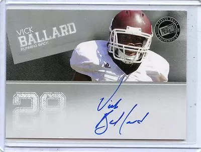 2012 Press Pass #pps-vb2 Vick Ballard Autograph Auto Rookie Rc - Colts • $5.56