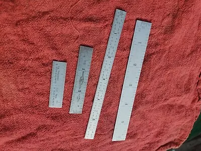 Starrett And Brown & Sharpe Metal Machinists Rulers Slightly Used • $4.24